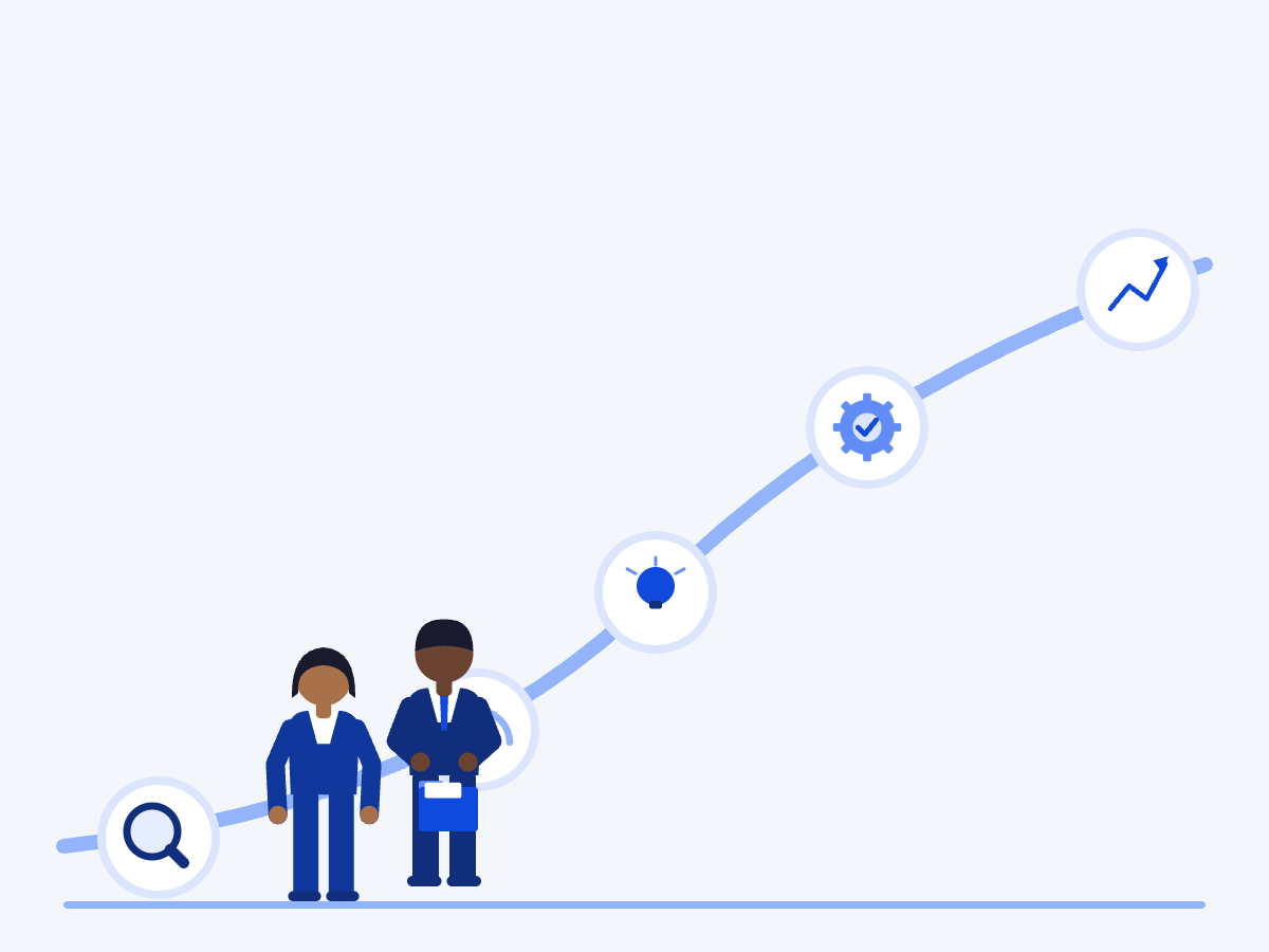 A partner working through an engagement with a client